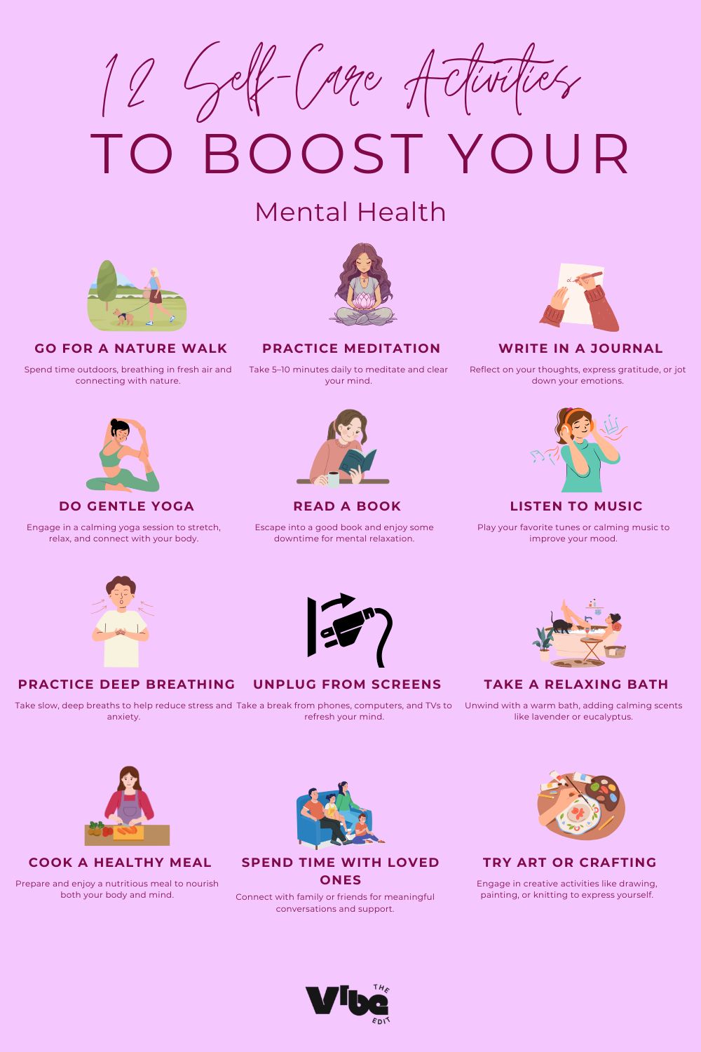 Self-Care Ideas for Mental Health