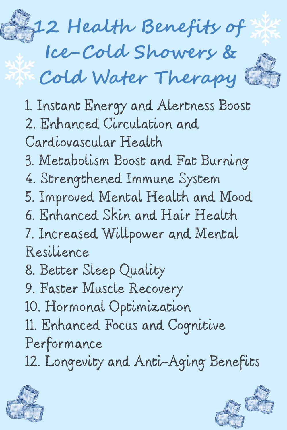 Cold Shower in the Morning Benefits