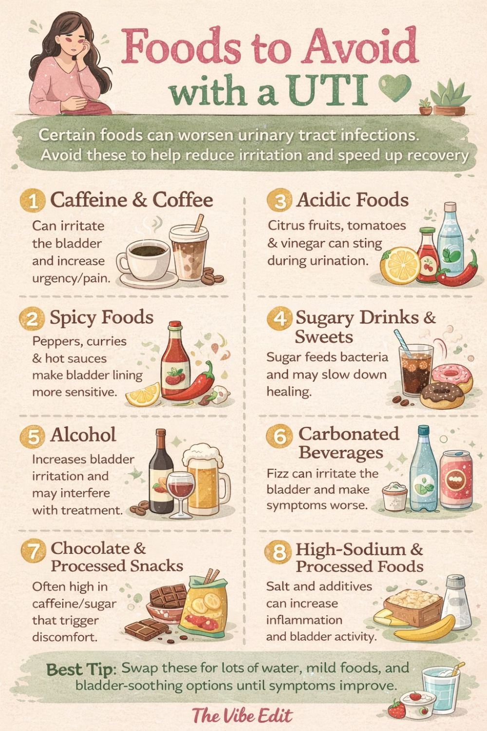 Foods to Avoid with UTI