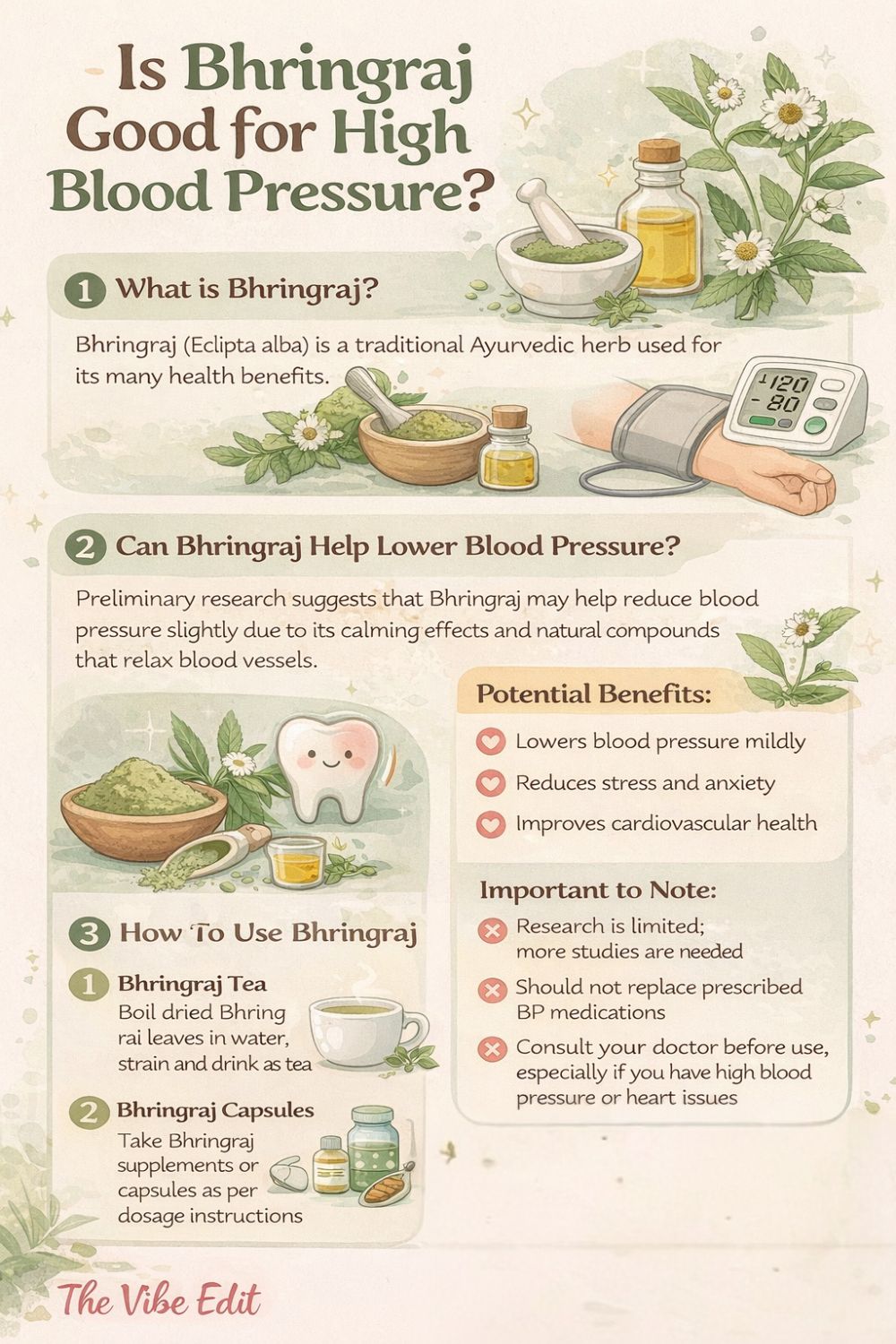 Is Bhringraj Good for High Blood Pressure