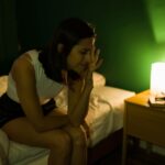 heart beating fast at night can't sleep