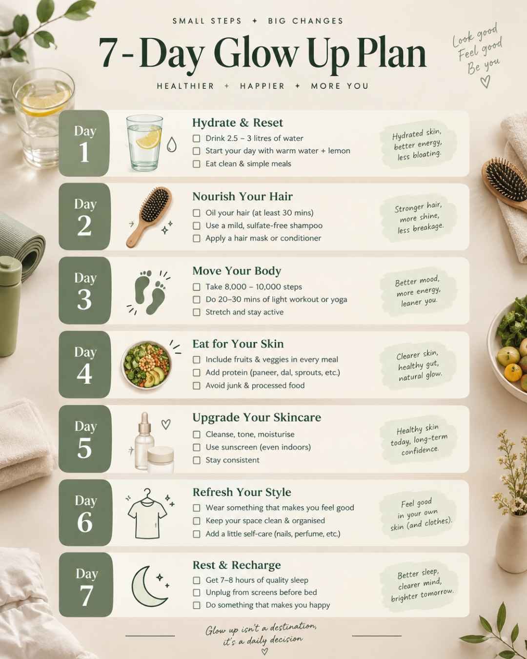 glow up tips
