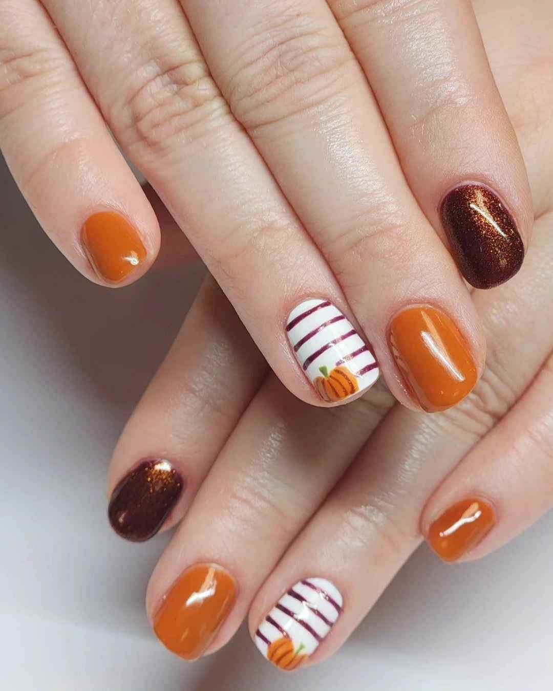 Short Fall Nail Designs