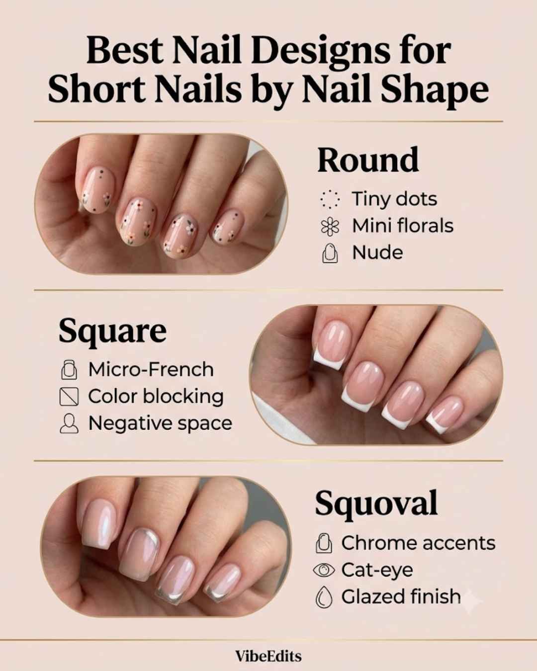 Nail Designs for Short Nails