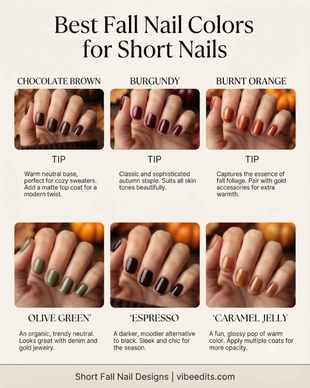 Short Fall Nail Designs
