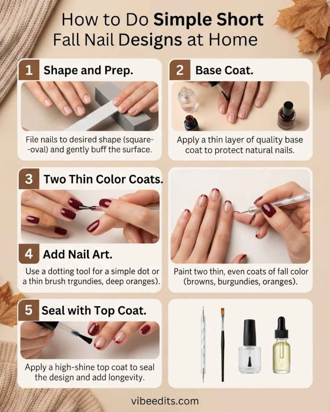 Short Fall Nail Designs